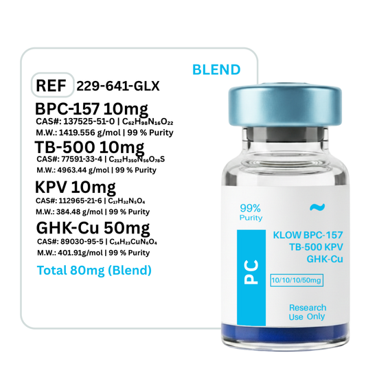 KLOW Blend - GHK-CU + TB-500 + BPC-157 + KPV 10mg