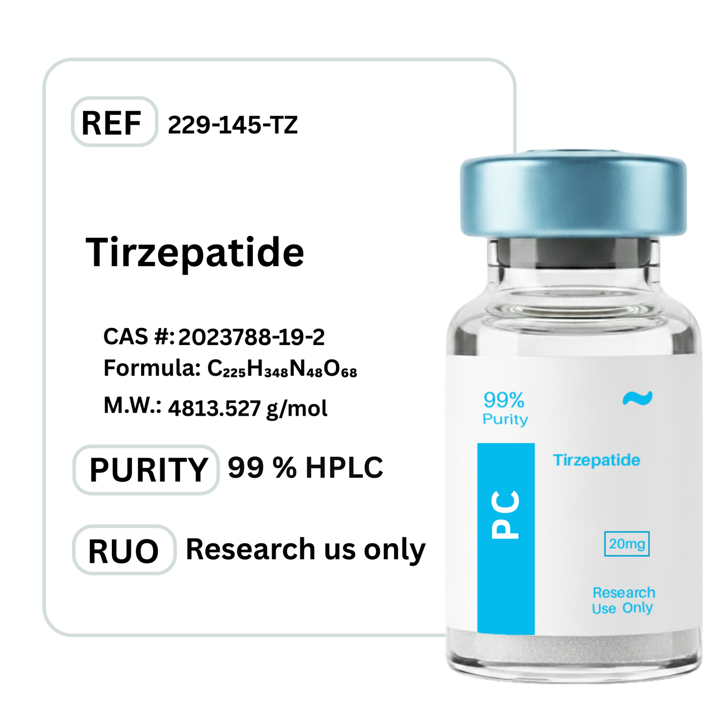 Tirzepatide - Premium Research Peptide